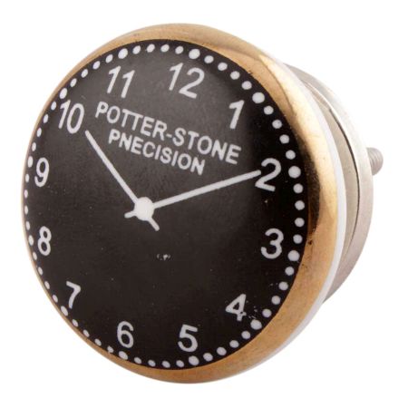 Potter Stone Pnecision Ceramic Watch Flat Drawer Knob